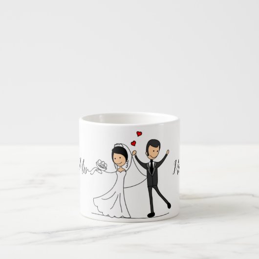Espresso Wedding Cups Espresso Kop (Voorkant)