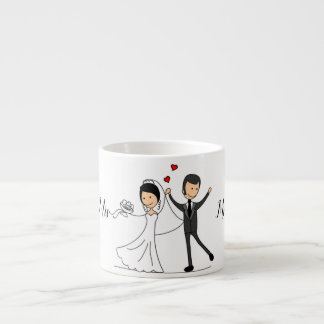 Espresso Wedding Cups Kop