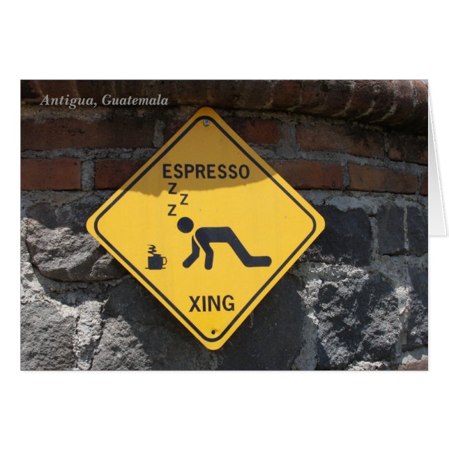 Espresso Xing, Antigua Guatemala (Voorkant Horizontaal)