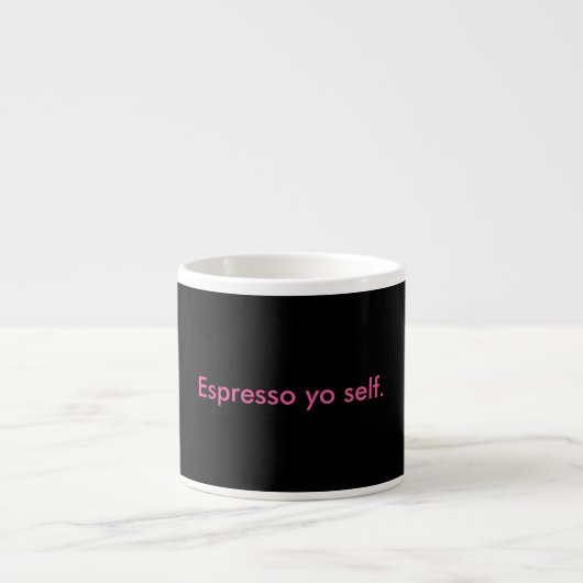 Espresso Yo Self Cup Kop (Voorkant)