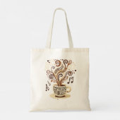  Espresso Yourself – Brewed Creativity Tote Bag (Achterkant)