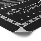 Espresso Yourself, Coffee Chalkboard Typografie Poster (Hoek)