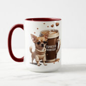 Espresso Yourself – Coffee Chihuahua Edition Mok (Links)