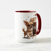 Espresso Yourself – Coffee Chihuahua Edition Mok (Voorkant rechts)