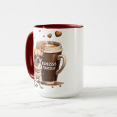 Espresso Yourself – Coffee Chihuahua Edition Mok (Voorkant links)