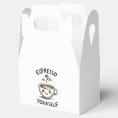 Espresso Yourself koffie Bedankdoosjes (Geopend)