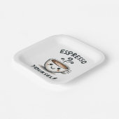 Espresso Yourself koffie Papieren Bordje (Gebogen)