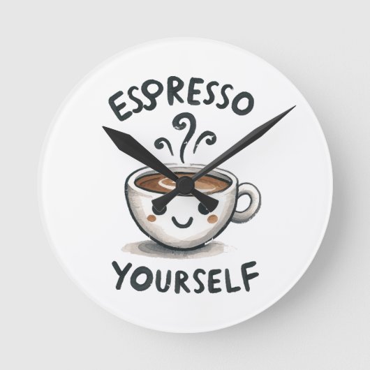 Espresso Yourself koffie Ronde Klok (Voorkant)