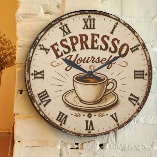Espresso Yourself Vintage Coffee Grote Klok