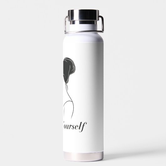 ☕ Espresso Yourself 💭 Waterfles (Achterkant)