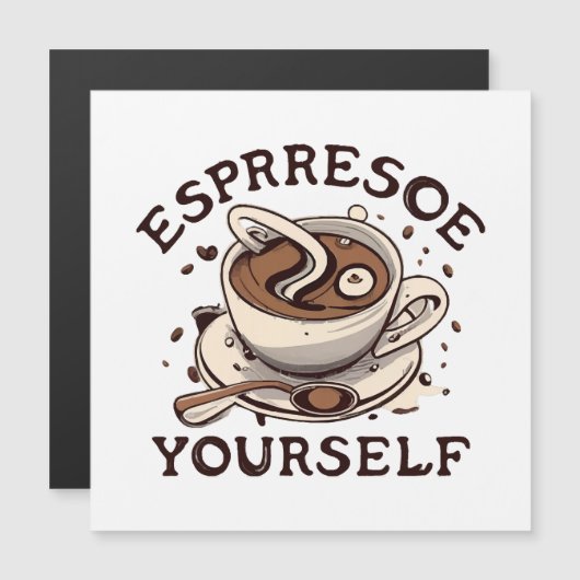 Espresso Yzelf (Voorkant / Achterkant)