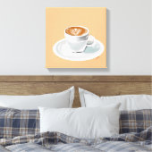 Espresso Yzelf Canvas Afdruk (Insitu (Slaapkamer))