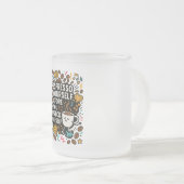 Espresso Yzelf Matglas Koffiemok (Voorkant rechts)