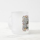 Espresso Yzelf Matglas Koffiemok (Voorkant links)