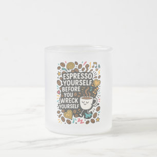 Espresso Yzelf Matglas Koffiemok