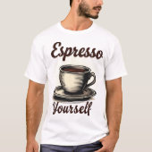 Espresso Yzelf T-shirt (Voorkant)