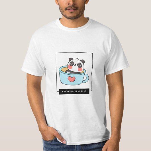 Espresso Yzelf T-shirt (Voorkant)