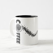 Espresso Yzelf Tweekleurige Koffiemok (Voorkant links)