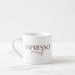 "Espresso zelf" espresso mok