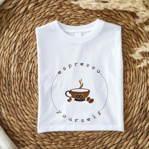 Espresso zelf Flowy Boho Coffee Shirt