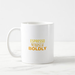 Espresso zelf gedurfd koffiemok