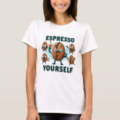Espresso zelf Koffie T-shirt (Voorkant)
