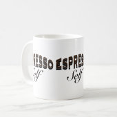 Espresso zelf koffiemok (Voorkant links)