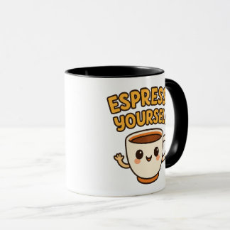 Espresso zelf | Schattige & Grappig Koffie Pun Ont Mok