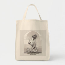 Espresso Zen Meditatie Canvas tas