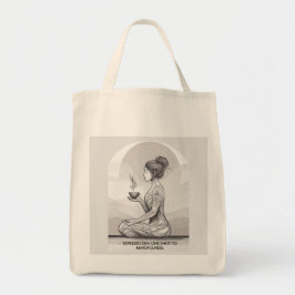 Espresso Zen Meditatie Canvas tas