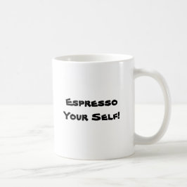 EspressoJouw Zelf! Koffiemok