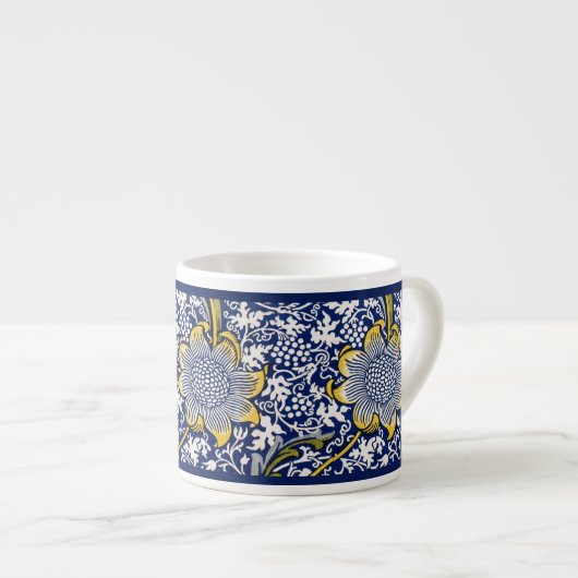 ESPRESSOKOP : WILLIAM MORRIS : KENNET ESPRESSO KOP (Voorkant rechts)