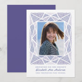 Esprit Afstuderen Fotoaankondiging Ultra Violet Aankondiging (Voorkant / Achterkant)