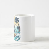 Esqueleto surfeando en una playa koffiemok (Center)