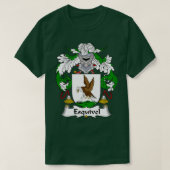 Esquivel Coat of Arms Family Crest T-shirt (Design voorkant)
