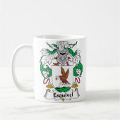 Esquivel Family Crest Koffiemok (Links)