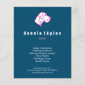 Esra Harlekin Dog Great Dane Flyer (Achterkant)