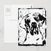 Esra Harlekin Dogue de Bordeaux Briefkaart (Voorkant / Achterkant)