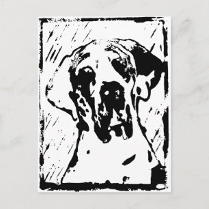 Esra Harlekin Dogue de Bordeaux Briefkaart