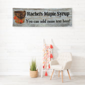 Esraahoutsiroop 76cm x 244cm Aangepaste Banner (Insitu)
