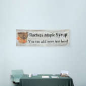 Esraahoutsiroop 76cm x 244cm Aangepaste Banner (Beurs)