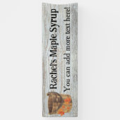 Esraahoutsiroop 76cm x 244cm Aangepaste Banner (Verticaal)