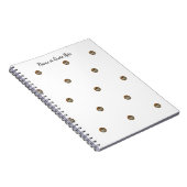 Esresso Coffee Spiral Photo Notebook Notitieboek (Rechterzijde)