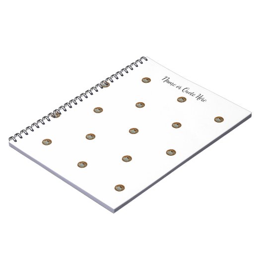 Esresso Coffee Spiral Photo Notebook Notitieboek (Linkerzijde)