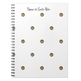 Esresso Coffee Spiral Photo Notebook Notitieboek
