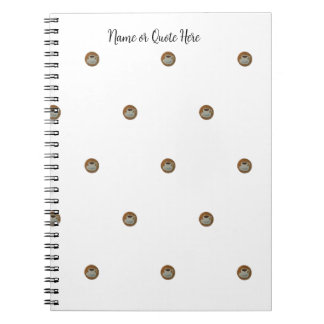 Esresso Coffee Spiral Photo Notebook Notitieboek