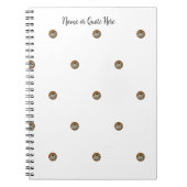 Esresso Coffee Spiral Photo Notebook Notitieboek (Voorkant)