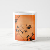 ESRESSO CUP MET JAPANESE BUTTERFLES GROTE KOFFIEKOP (Voorkant)