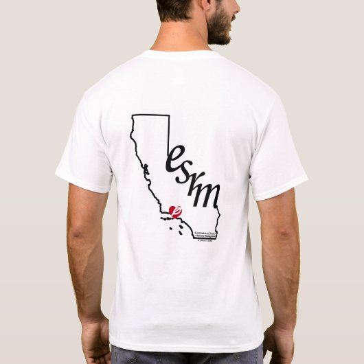 ESRM California Heart T-shirt (Achterkant)