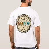ESRM Ronde Retro Logo T-shirt (Achterkant)
